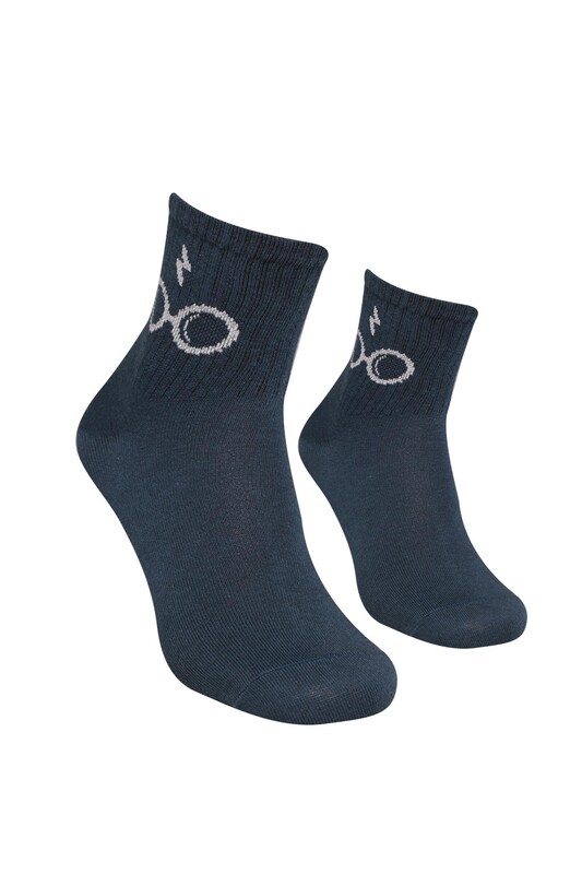 Esinti - Baskılı Kadın Soket Çorap 1905 | İndigo