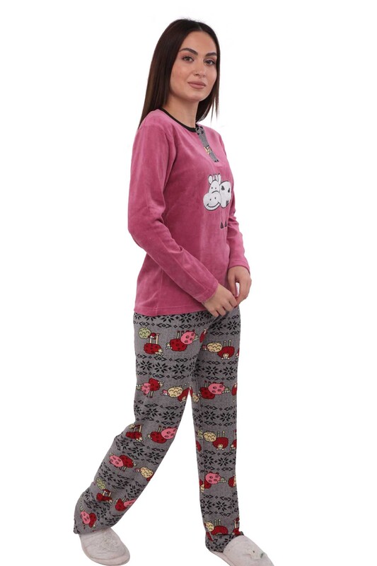 Комплект пижамы Fapi с принтом 3315/розовый - Thumbnail