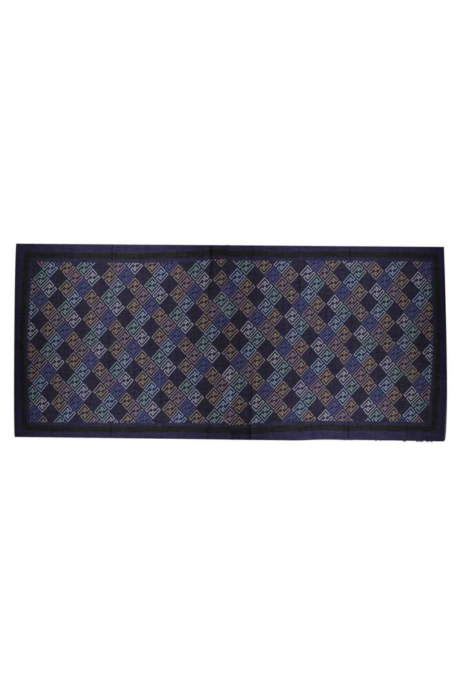 Кашемировая шаль Fendi с буквенным принтом 85*200/пурпурный 