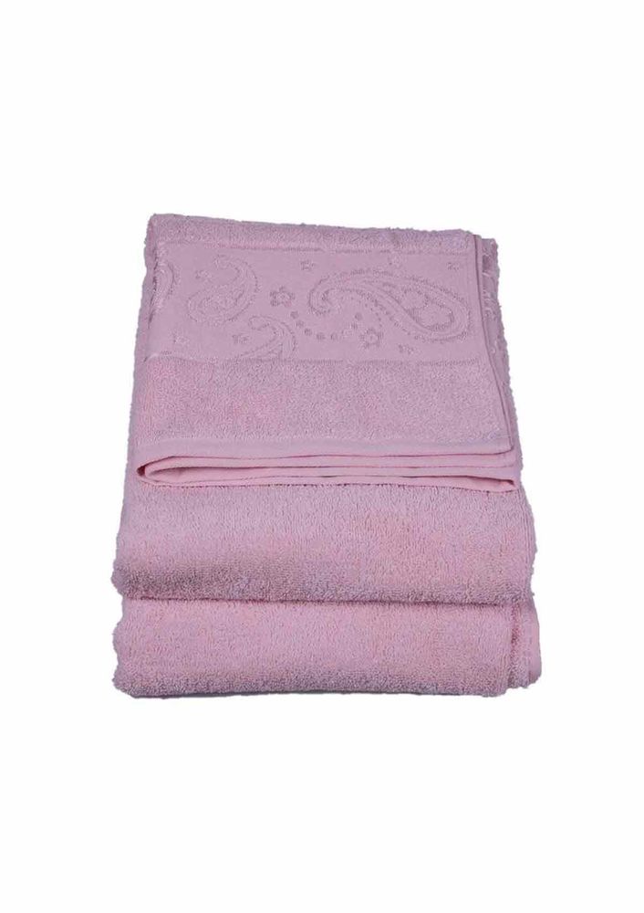 Fiesta Şal Jakarlı Banyo Havlusu 1205 | Pembe