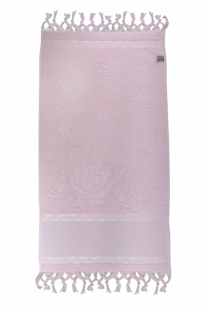 Полотенце с бахрамой для вышивания 50*90/светло-розовый