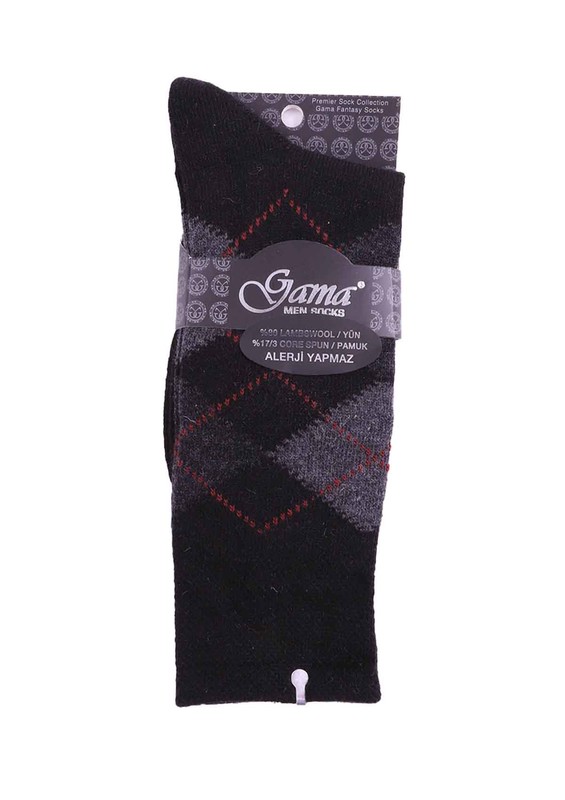 GAMA - Шерстяные носки Gama 371/чёрный 