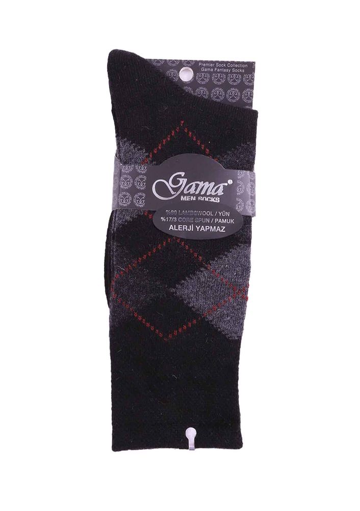 Шерстяные носки Gama 371/чёрный 