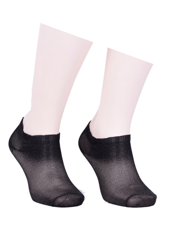 İLBAŞ - Desenli Soket Çorap 402 | Siyah