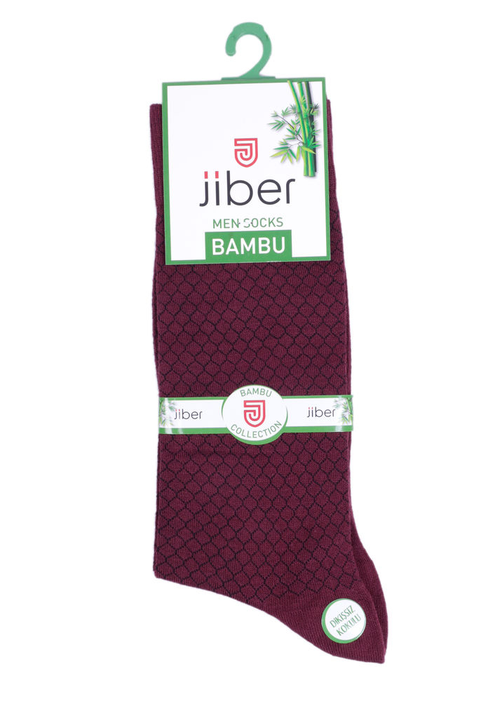 Бамбуковые носки JIBER 5502/бордовый 