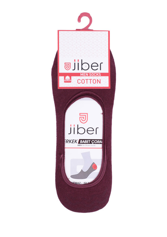 Носки-следки JIBER 7100/бордовый - Thumbnail