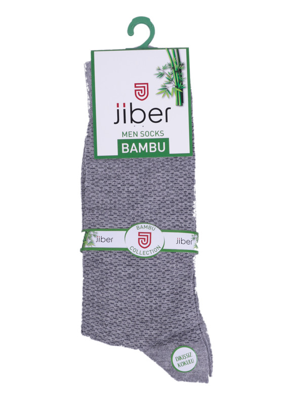 Бамбуковые носки JIBER 5501/серый - Thumbnail
