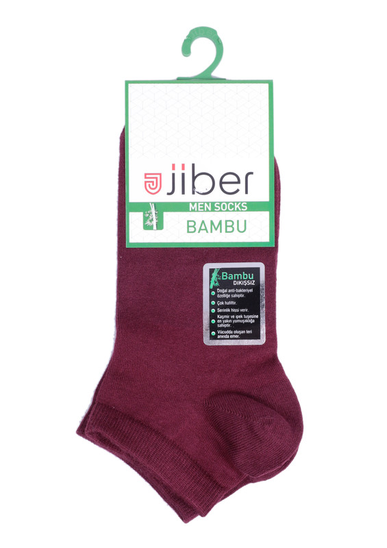 Бамбуковые носки JIBER 6750/бордовый - Thumbnail