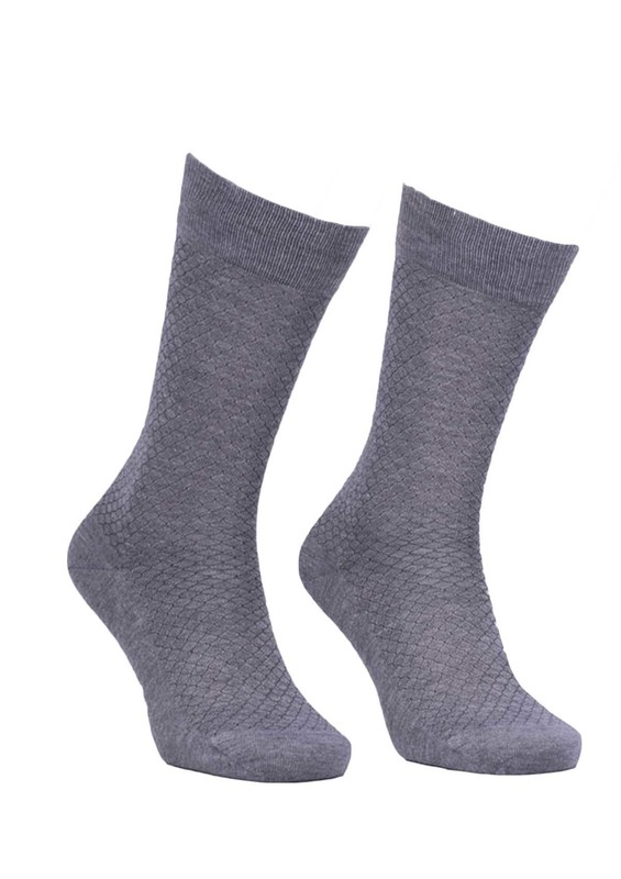 Бамбуковые носки JIBER 5502/серый - Thumbnail