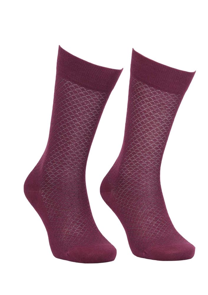 Бамбуковые носки JIBER 5502/бордовый 