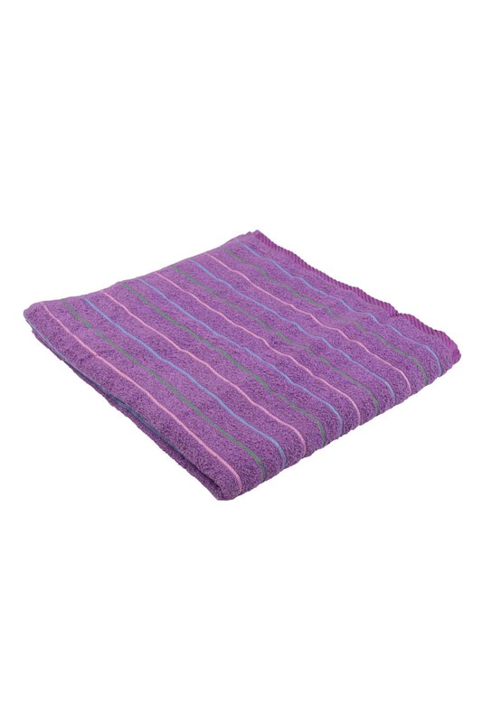 JULİE - Банное полотенце в полоску 70*140см/фиолетовый
