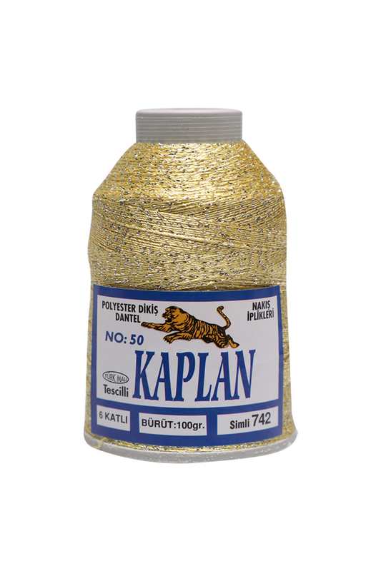 KAPLAN - Kaplan Simli Nakış İpi 6 Kat 50 No 100 gr. | 742