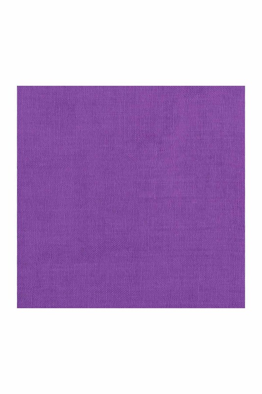 KAŞMİR - Бесшовный одноцветный платок Kaşmir 100см/56 тёмно-лиловый 