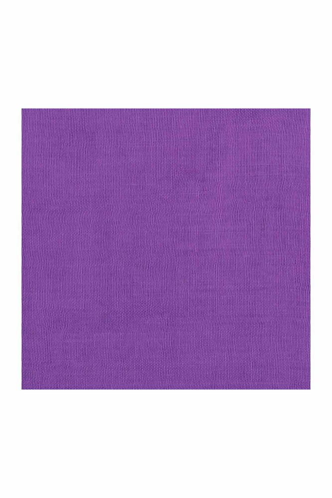 Бесшовный одноцветный платок Kaşmir 100см/56 тёмно-лиловый 
