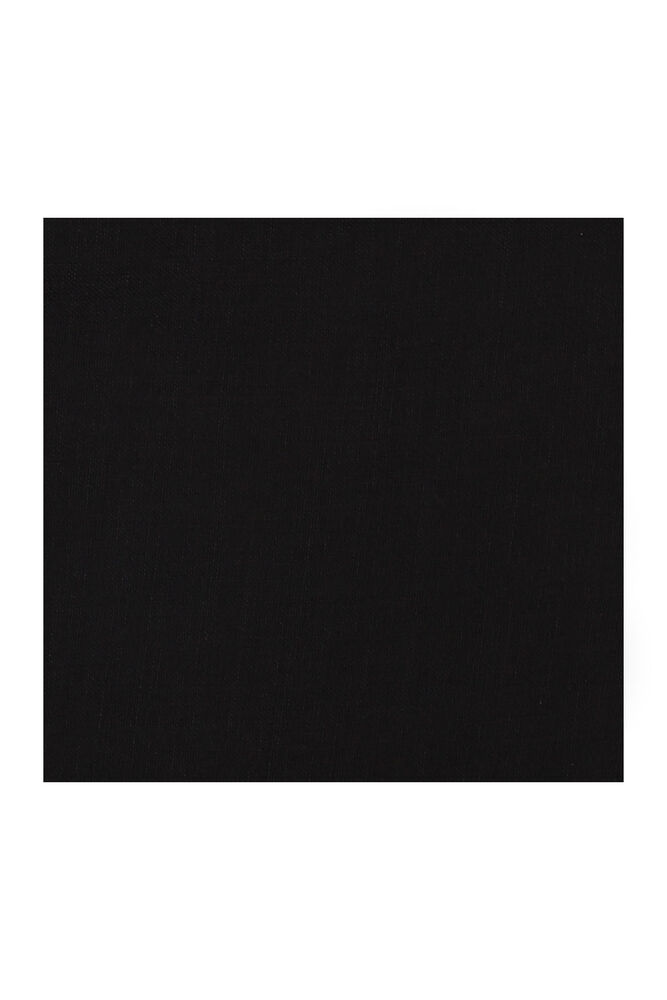 Бесшовный одноцветный платок Kaşmir 100см/2 чёрный 