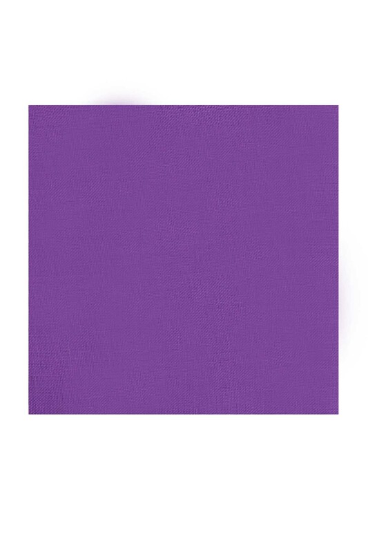 KAŞMİR - Бесшовный одноцветный платок Kaşmir 90см/56 тёмно-лиловый 