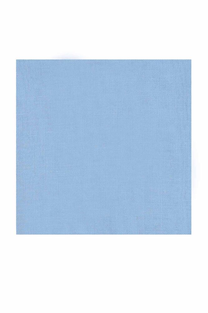 Бесшовный одноцветный платок Kaşmir 90см/26 светло-голубой 