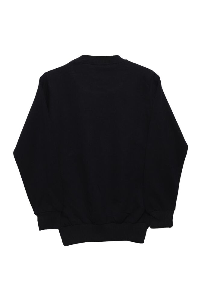Yazı Baskılı Erkek Çocuk Sweatshirt 0025 | Lacivert