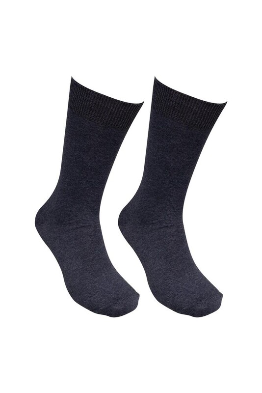 KÖKSAL - Erkek Düz Çorap | İndigo