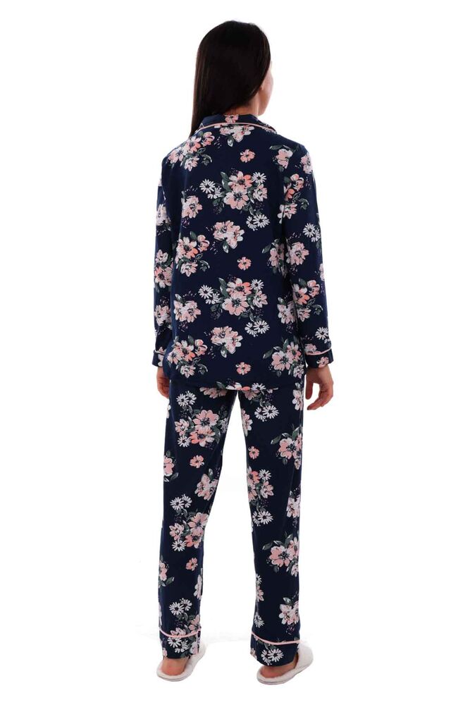 Пижама Koza в цветочек 70555/синий 