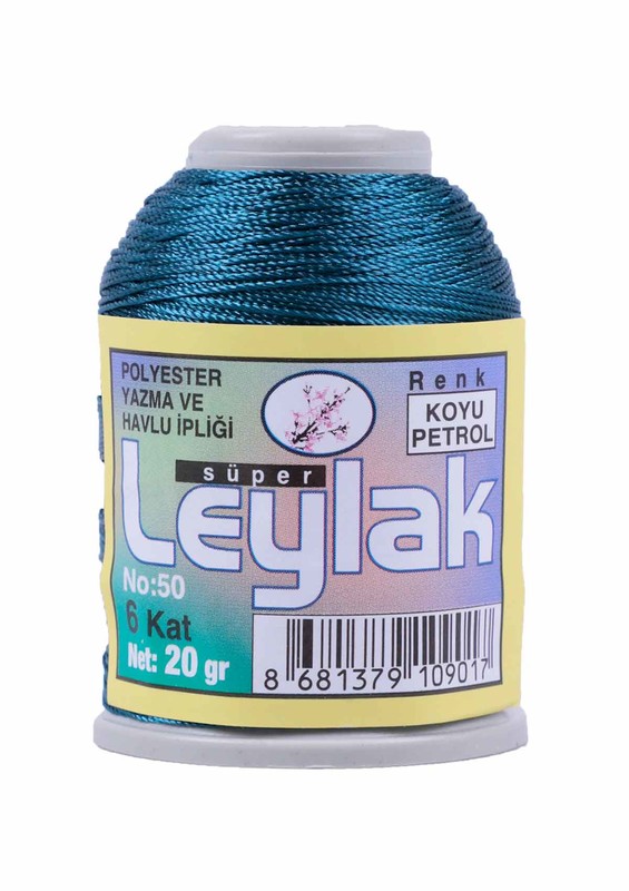 LEYLAK - Нить-кроше Leylak /темный-петроль