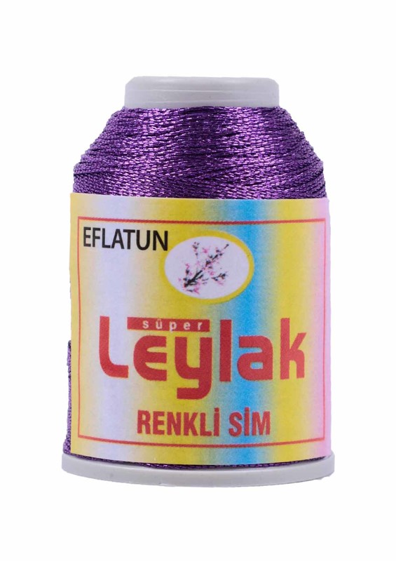 LEYLAK - Нить-кроше Leylak с блестками/фиолетовый