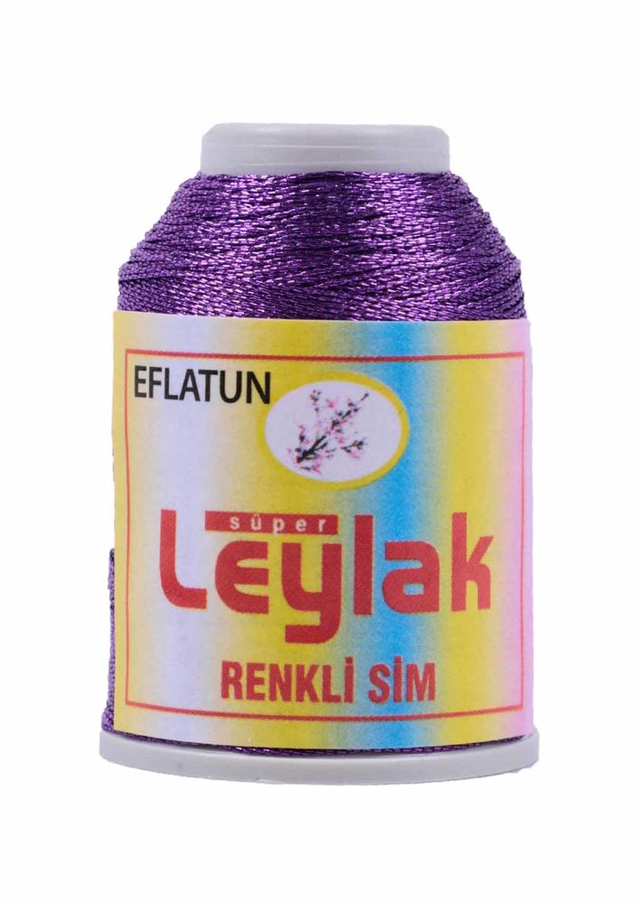 Нить-кроше Leylak с блестками/фиолетовый