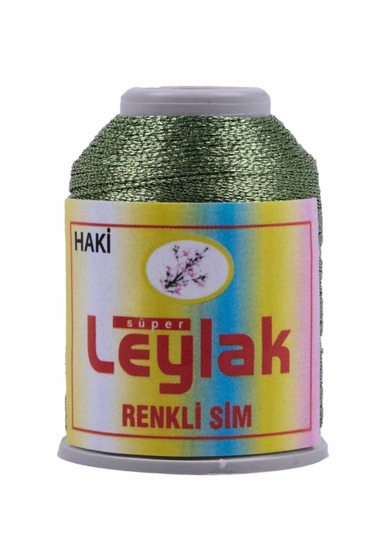 LEYLAK - Нитка люрекс Leylak/хаки