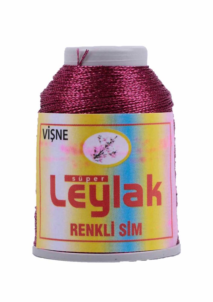 Нитка люрекс Leylak/вишнёвый