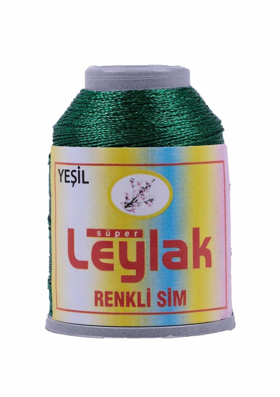 LEYLAK - Нитка люрекс Leylak/зелёный 
