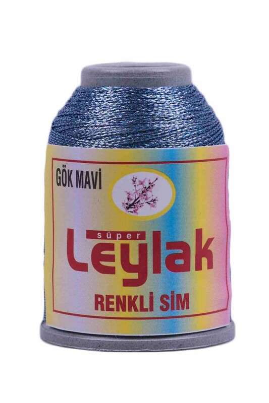 LEYLAK - Нить-кроше Leylak/голубой 