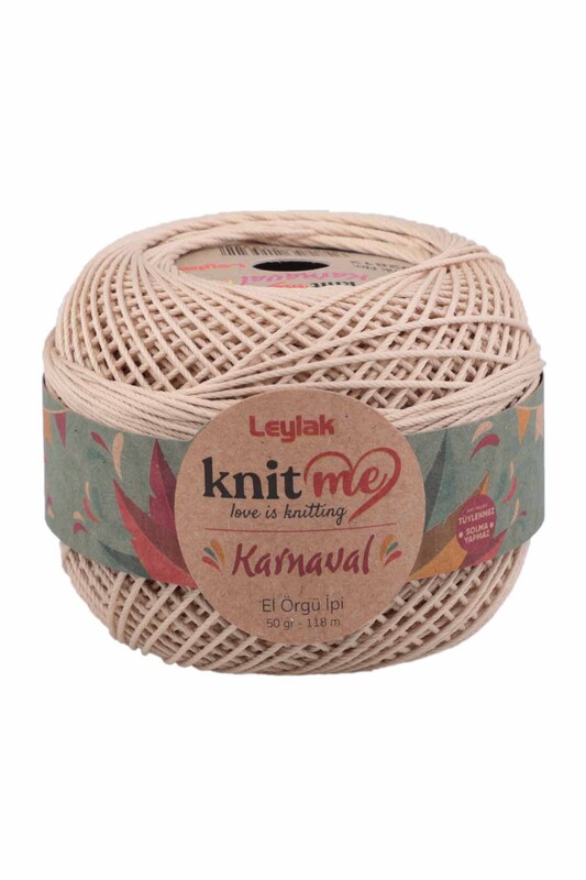 LEYLAK - Knit me Karnaval El Örgü İpi Taş 02812 50 gr.