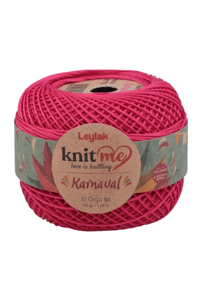 Knit me Karnaval El Örgü İpi Fuşya 01770 50 gr.