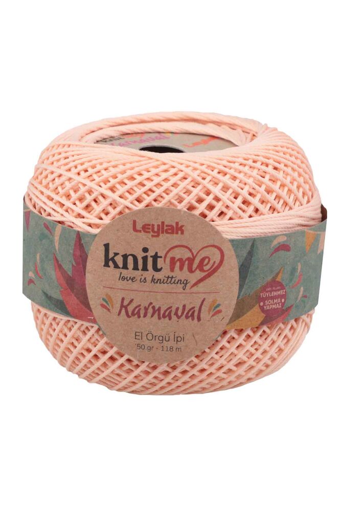 Knit me Karnaval El Örgü İpi Açık Somon 01108 50 gr.