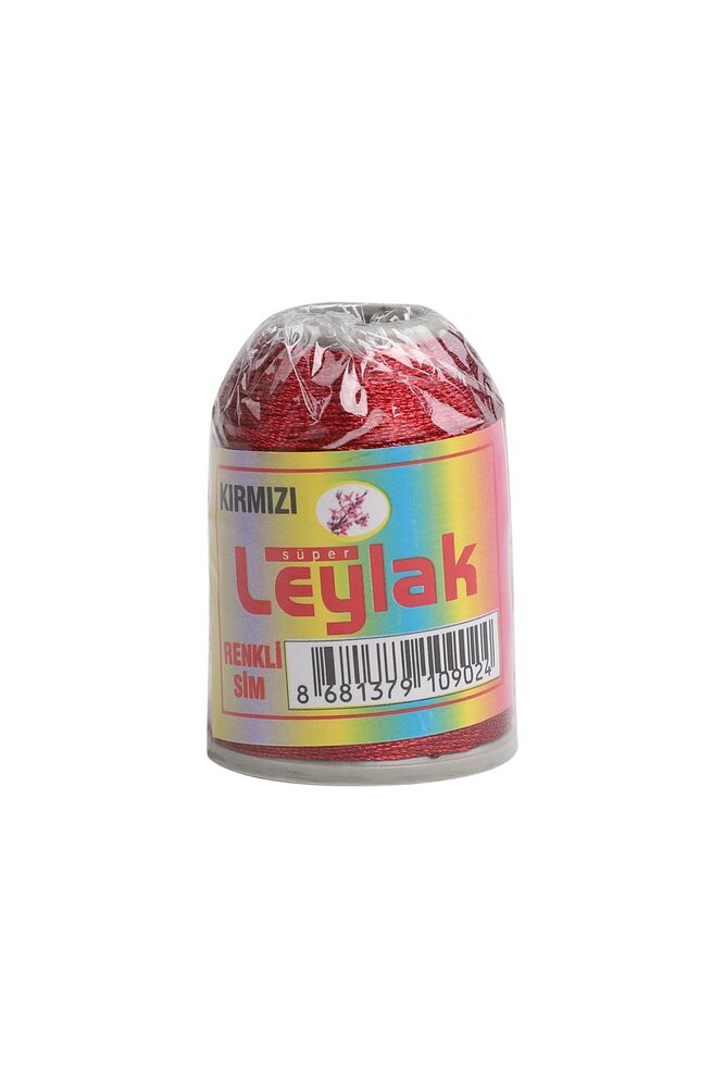Leylak Renkli Sim İpliği Kırmızı