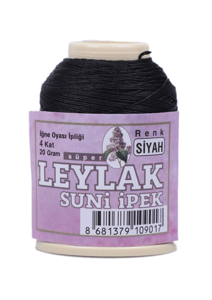 Нить-кроше Leylak /чёрный 