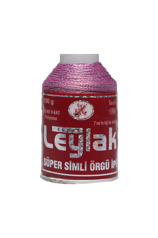 LEYLAK - Leylak Süper Simli Örgü İpi 9 Kat 20 No 100 gr. | 2915