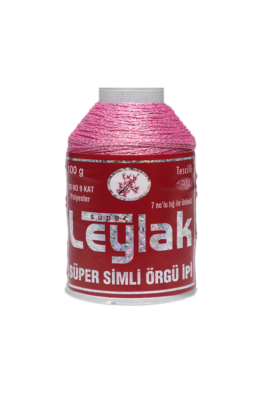 LEYLAK - Leylak Süper Simli Örgü İpi 9 Kat 20 No 100 gr. | 2603