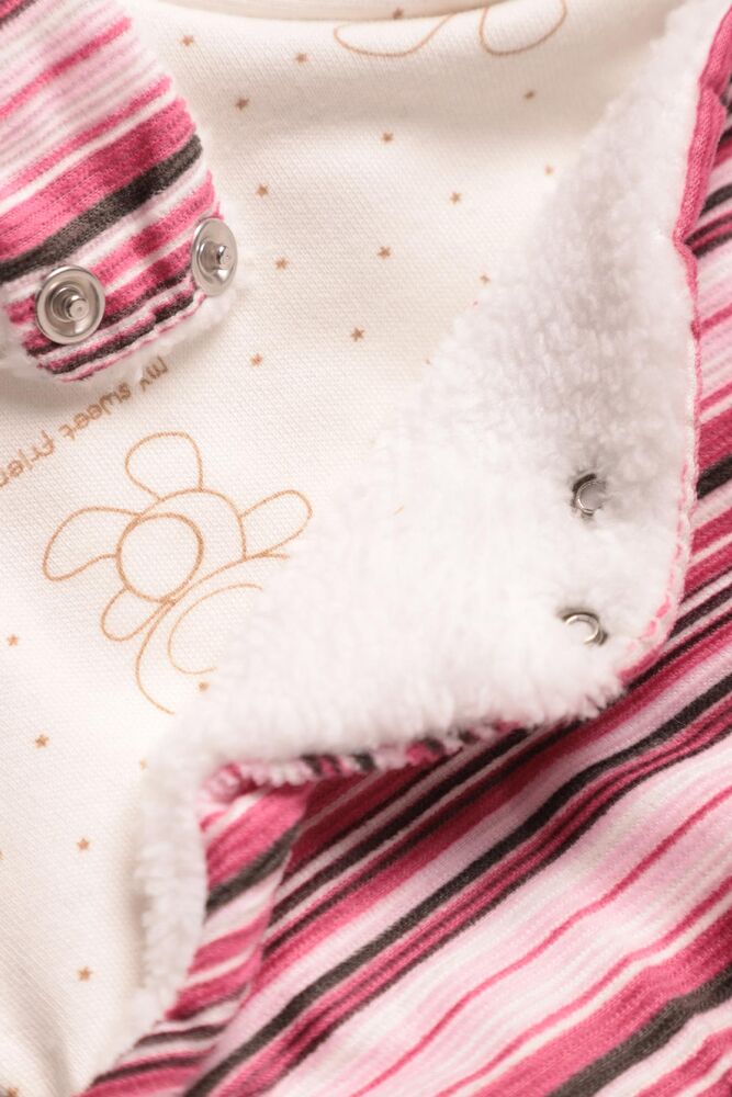 Çizgili Bebek 2 li Tulum 3043 | Pembe