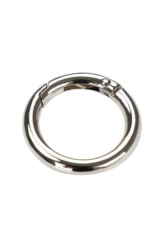 Металлическое кольцо для крепления сумок 2.5 см./серебряный - Thumbnail