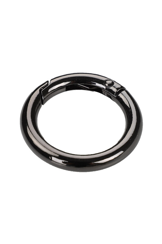 Металлическое кольцо для крепления сумок 2.5 см./копчёный - Thumbnail