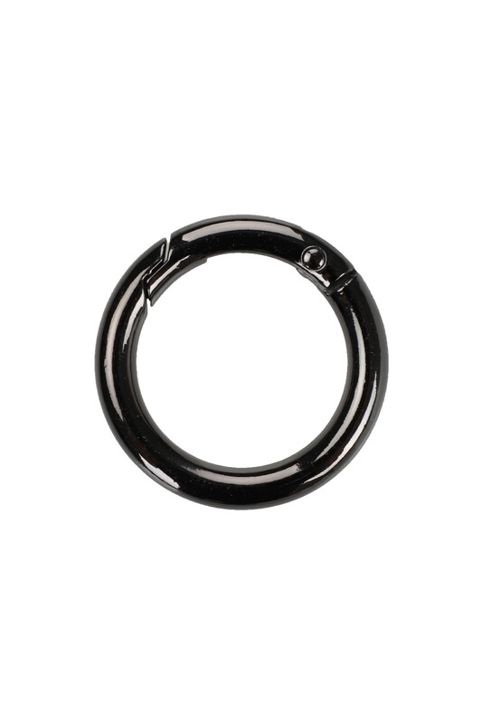 MİR PLASTİK - Металлическое кольцо для крепления сумок 2.5 см./копчёный 