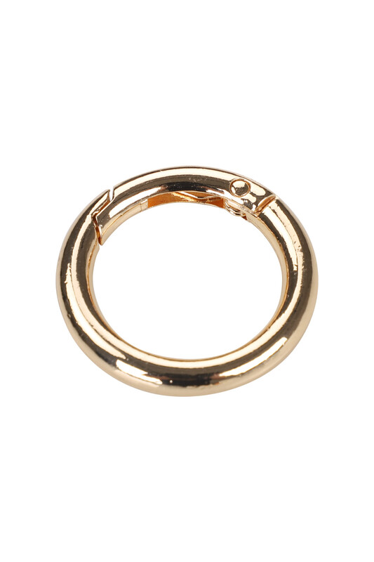Металлическое кольцо для крепления сумок 2.5 см./золотой - Thumbnail