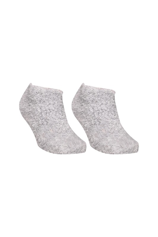 MOZAİK - Kadın Peluş Çorap 30400 | Gri