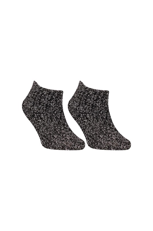 MOZAİK - Kadın Peluş Çorap 30400 | Siyah