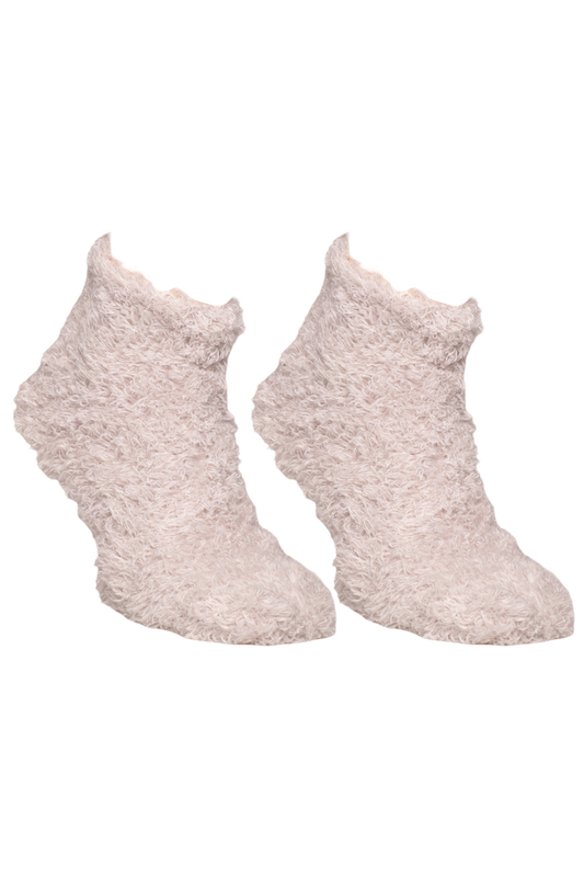 MOZAİK - Kadın Peluş Çorap 30300 | Gri