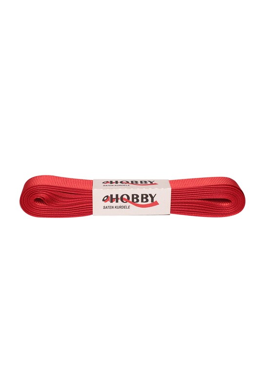OHOBBY - Saten Kurdele 10 mt 20 mm | Kırmızı