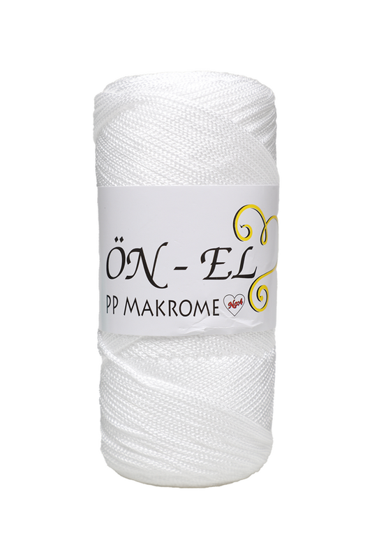 ÖNEL - Önel Polyester Makrome İpi 200 gr. | Beyaz
