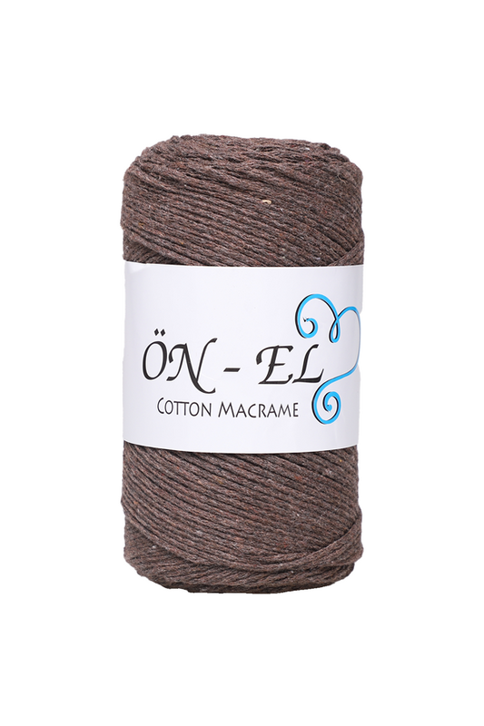 ÖNEL - Önel Cotton Makrome İpi 250 gr. | Kahverengi