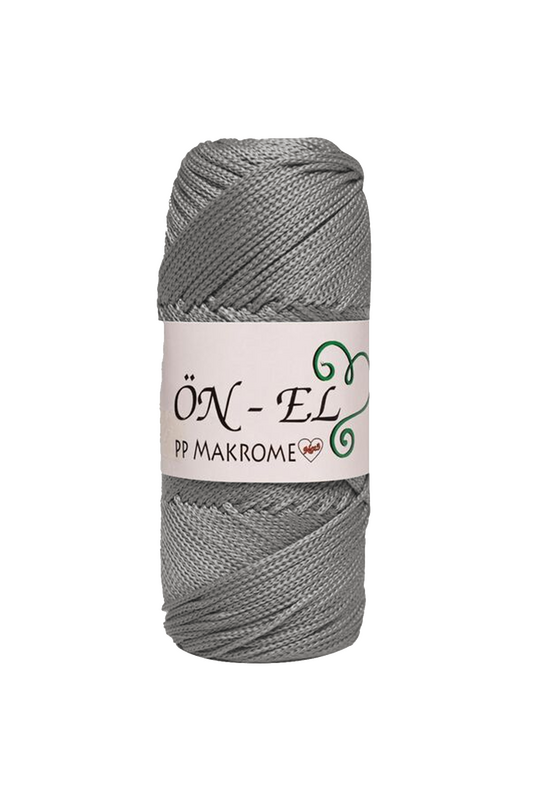 ÖNEL - Önel Polyester Makrome İpi 200 gr. | Gri